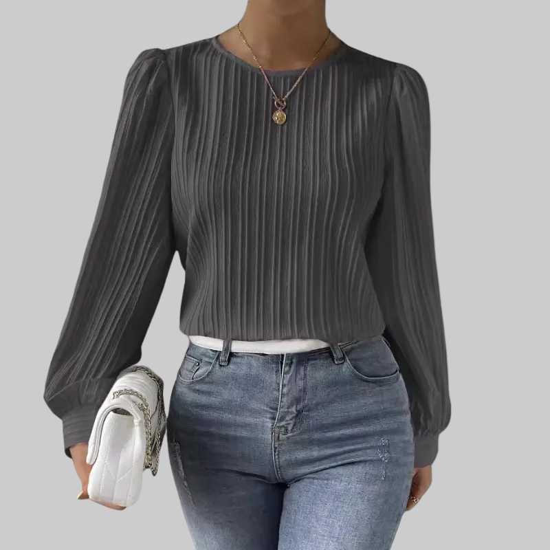 Lucie | Plisovaná blůza s elegantními rukávy