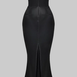 Eliška | Luxusní korzetové maxi šaty s elegantní drapérií
