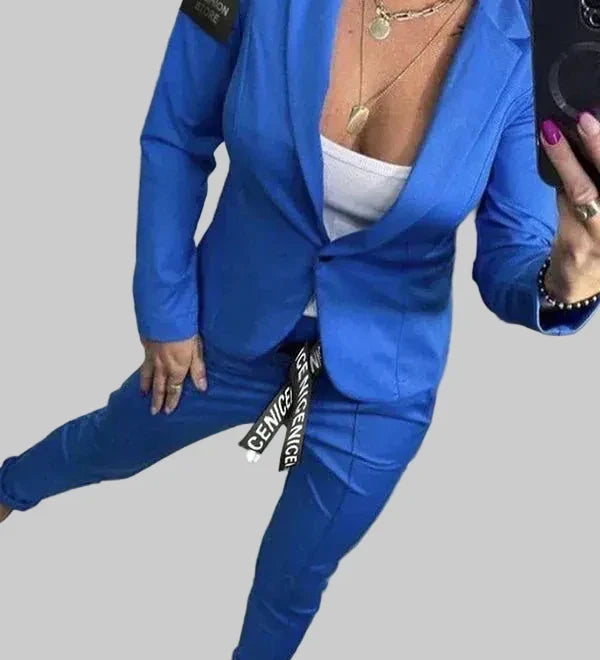 Emma | Stylový set saka a jogger kalhot pro elegantní komfort