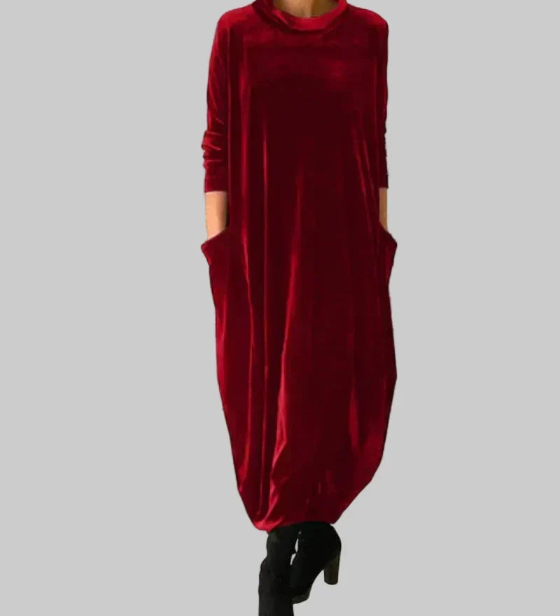 Vilma | Luxusní sametové šaty pro hřejivou eleganci