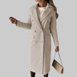 Božena | Markéta – Vlněný trench kabát pro dokonalou eleganci a luxusní teplo