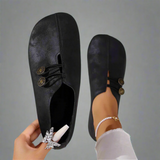 Soňa | Ortopedické Barefoot Balerínky s Metalovými Knoflíky