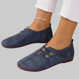 Soňa | Ortopedické Barefoot Balerínky s Metalovými Knoflíky
