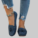 Natálie | Semišové loafers s třásněmi