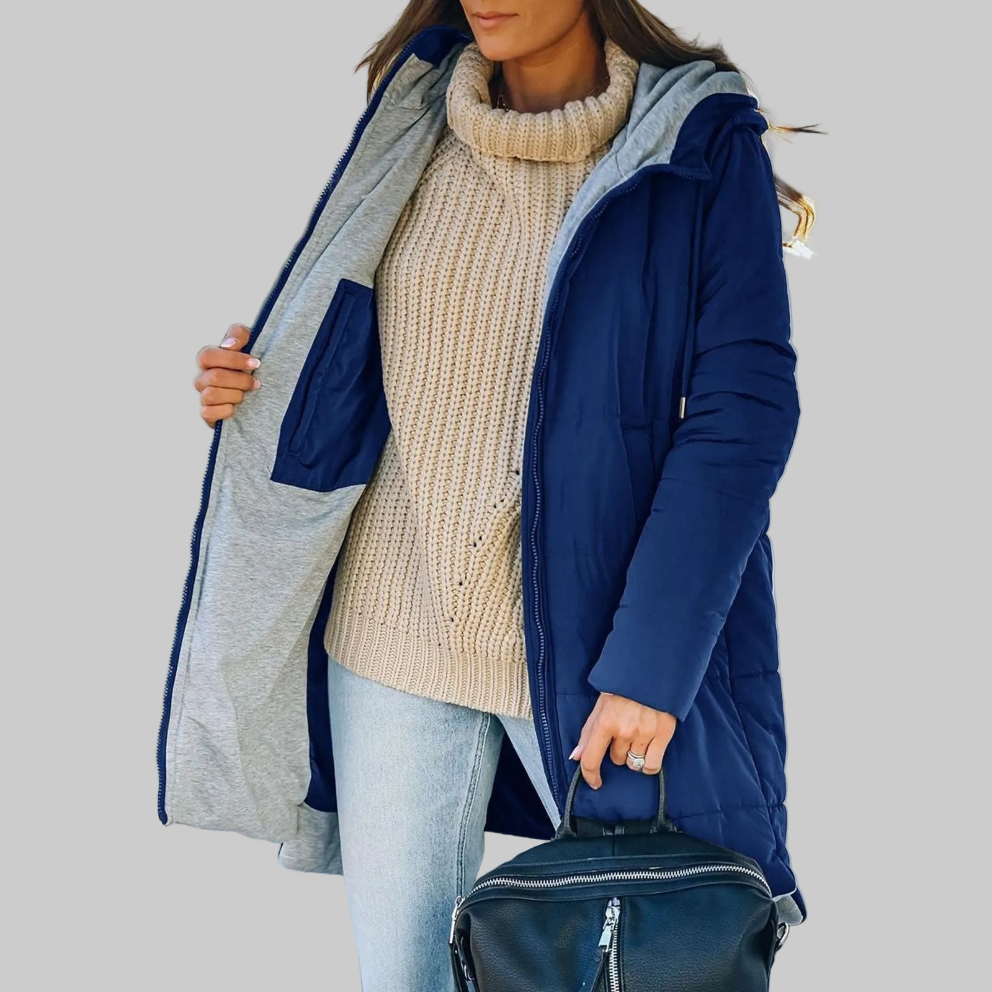 Stella | Elegantní a hřejivý duvetový kabát pro zimní dny