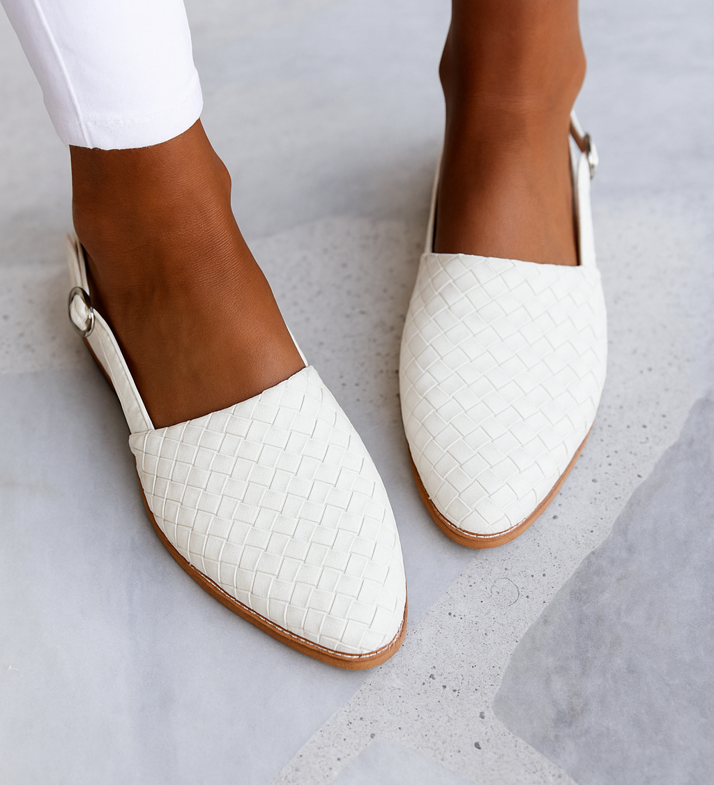 Barbora | Dámské elegantní pletené baleríny / mokasíny s ortopedickou podporou