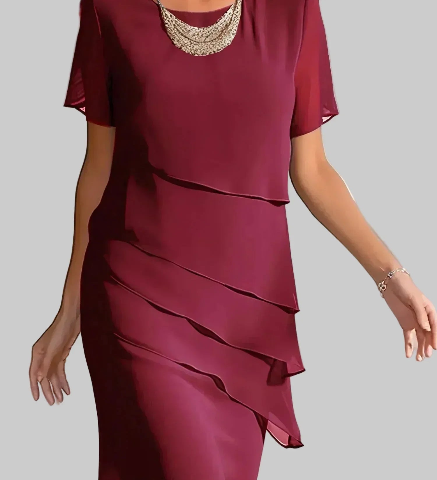 Amálie | Luxusní vrstvené šaty pro sebevědomou eleganci
