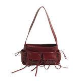Eliška | Lakovaná hladká crossbody kabelka