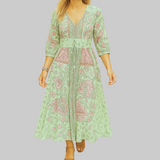 Gabriela | Romantické boho maxi šaty s florálním vzorem