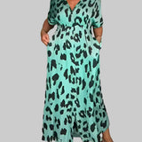 Mia | Luxusní maxi overal s leopardím vzorem pro nespoutaný styl