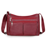Anna | Hladká crossbody kabelka s viacerými kapsami