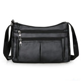 Anna | Hladká crossbody kabelka s viacerými kapsami