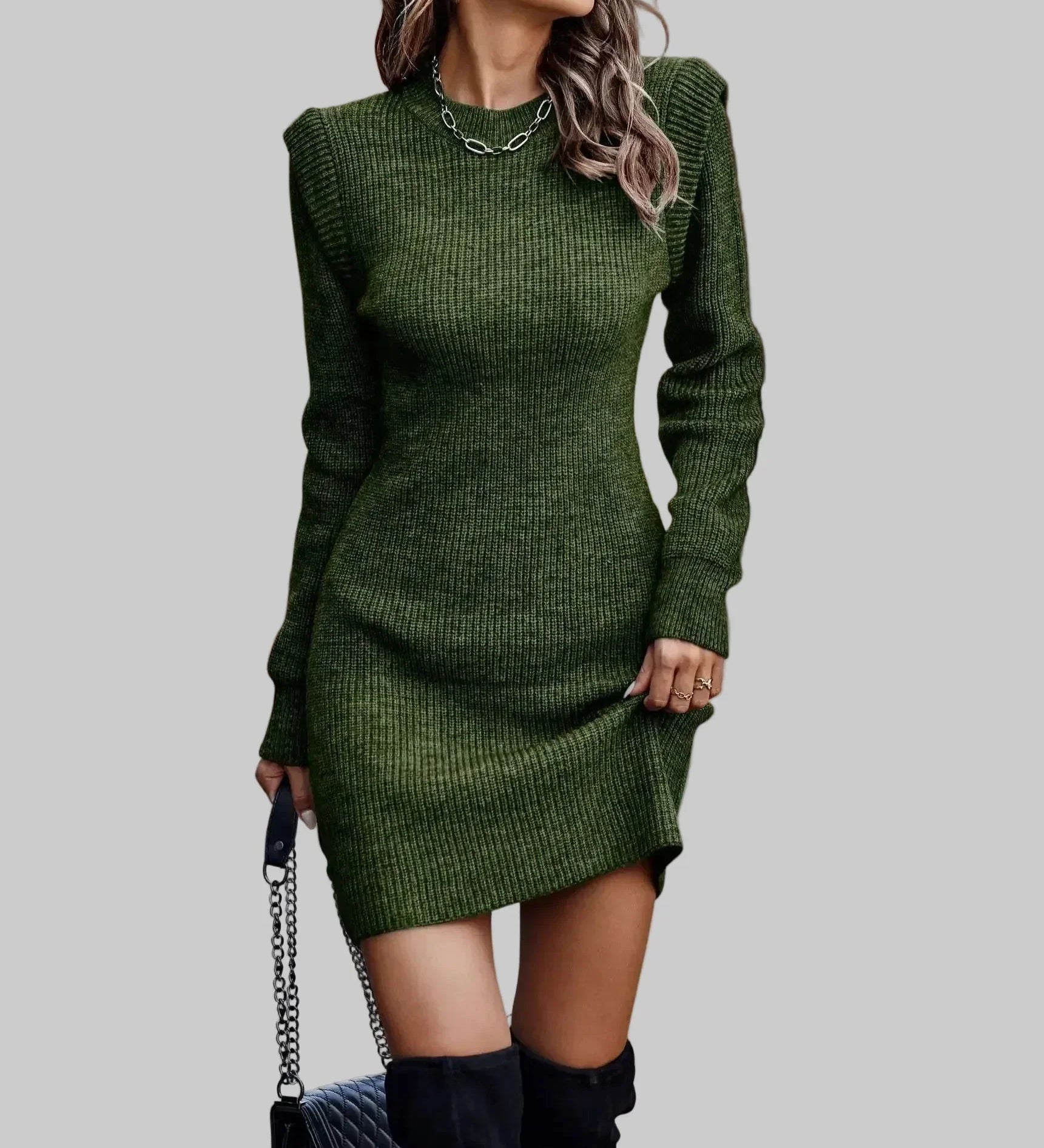 Marie | Elegantní úpletové šaty pro hřejivý styl