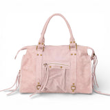 Laura | Velká vintage hladká tote kabelka