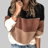 Dagmar | Pruhovaný svetr Dubravka: Nadčasová elegance a hřejivé pohodlí