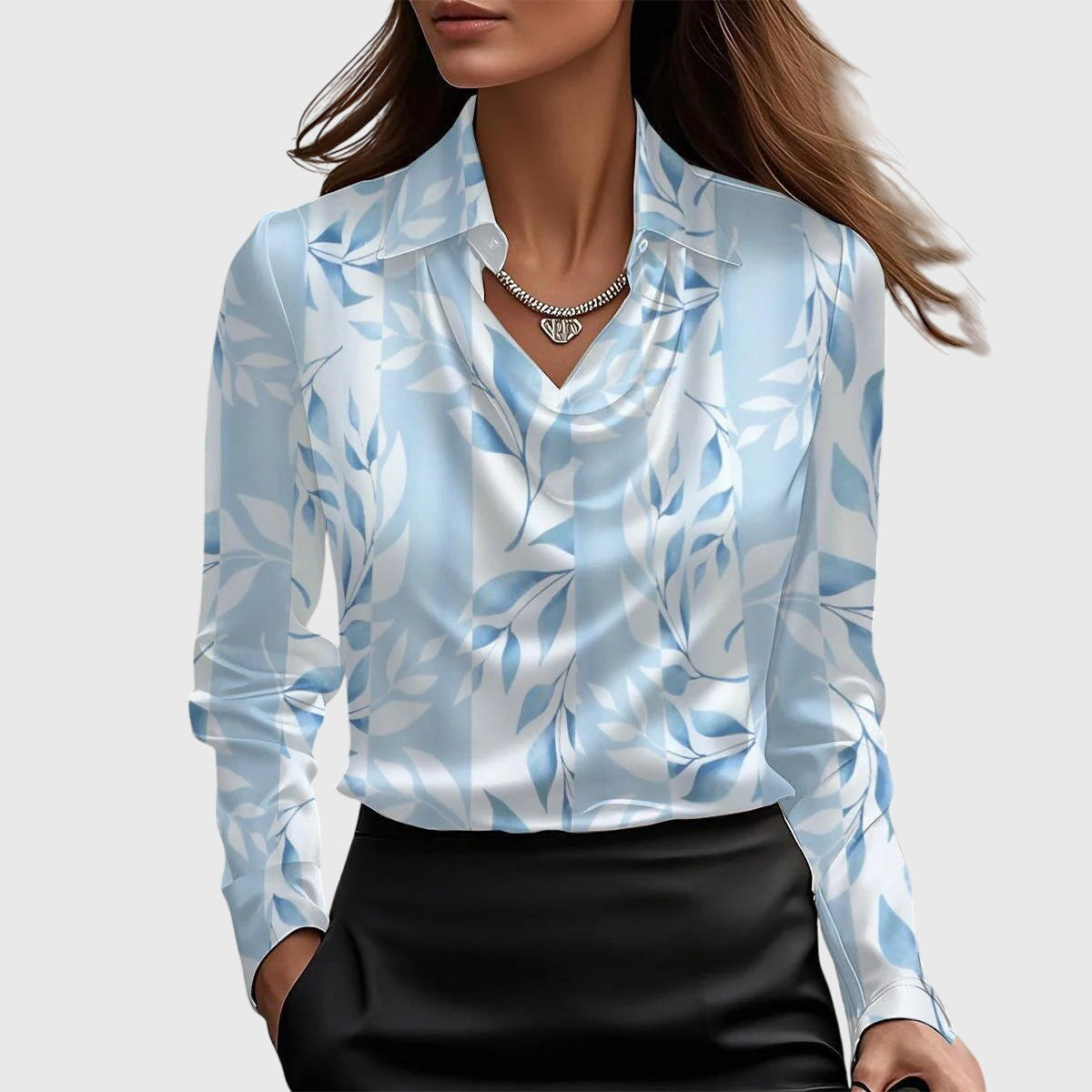 Ela | Elegantní blůza s jemným leskem