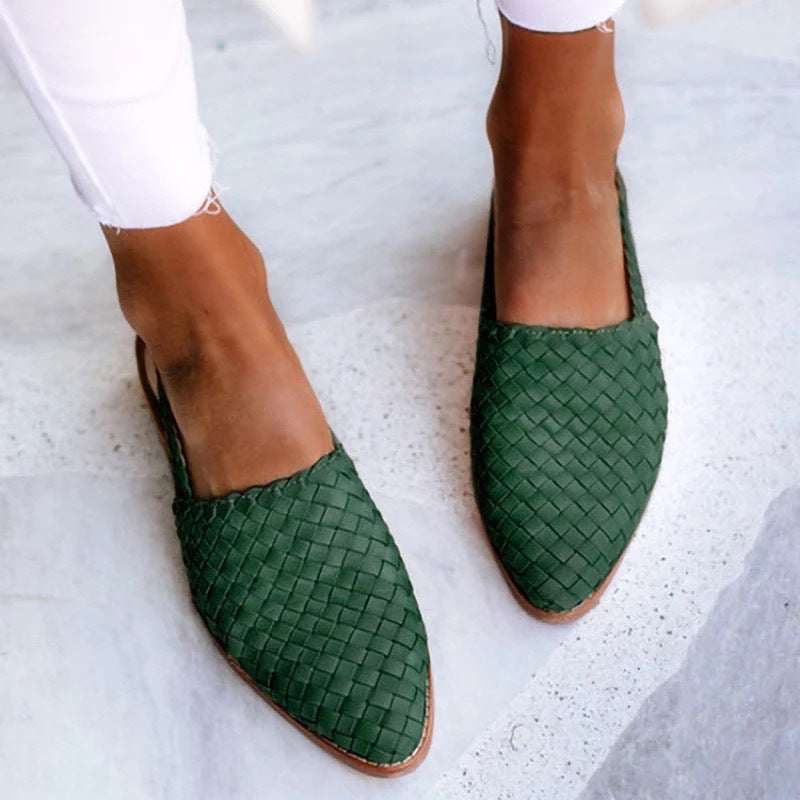 Barbora | Dámské elegantní pletené baleríny / mokasíny s ortopedickou podporou