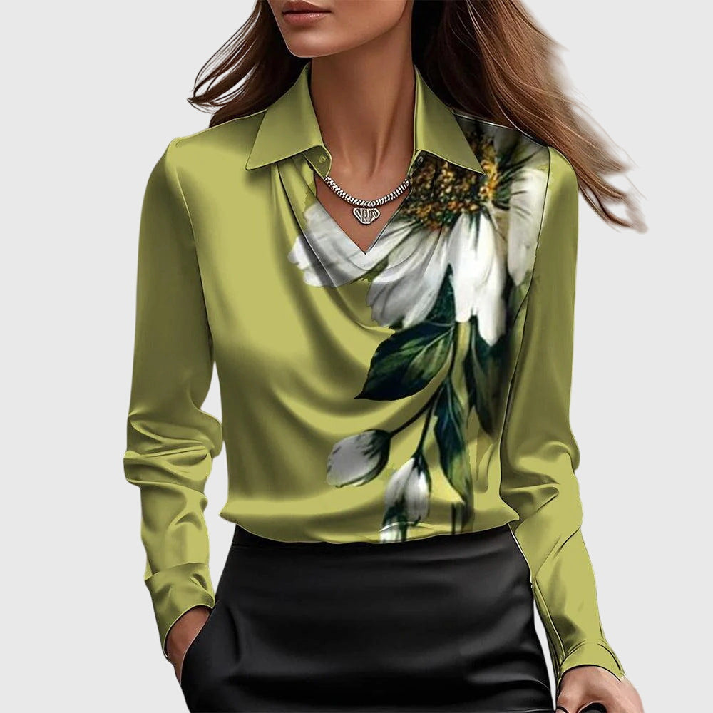 Ela | Elegantní blůza s jemným leskem
