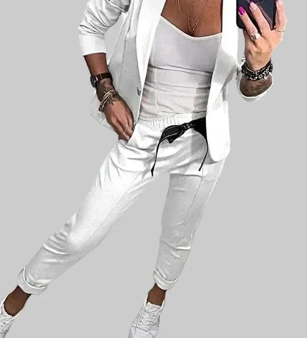 Emma | Stylový set saka a jogger kalhot pro elegantní komfort
