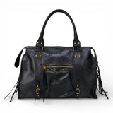 Laura | Velká vintage hladká tote kabelka