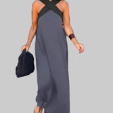Dominika | Elegantní maxi šaty s překříženým výstřihem