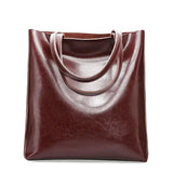 Dagmar | Retro hladká tote kabelka