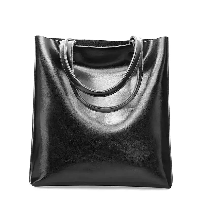 Dagmar | Retro hladká tote kabelka
