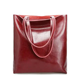 Dagmar | Retro hladká tote kabelka