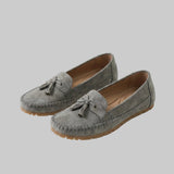 Natálie | Semišové loafers s třásněmi