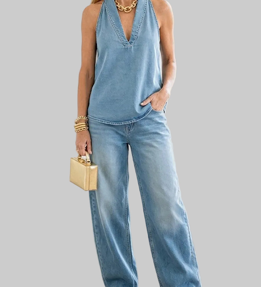 Bára | Set z měkkého denimu pro rafinovaný styl a absolutní pohodlí