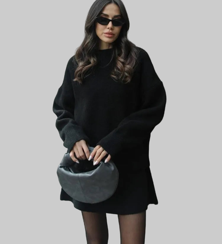 Kristýna | Elegantní pletený set pro stylové pohodlí v chladných dnech