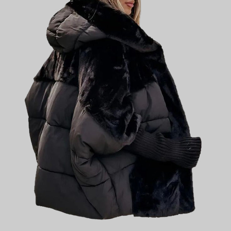 Sofie | Oversized patchworkový kabát pro jedinečný styl a zimní komfort