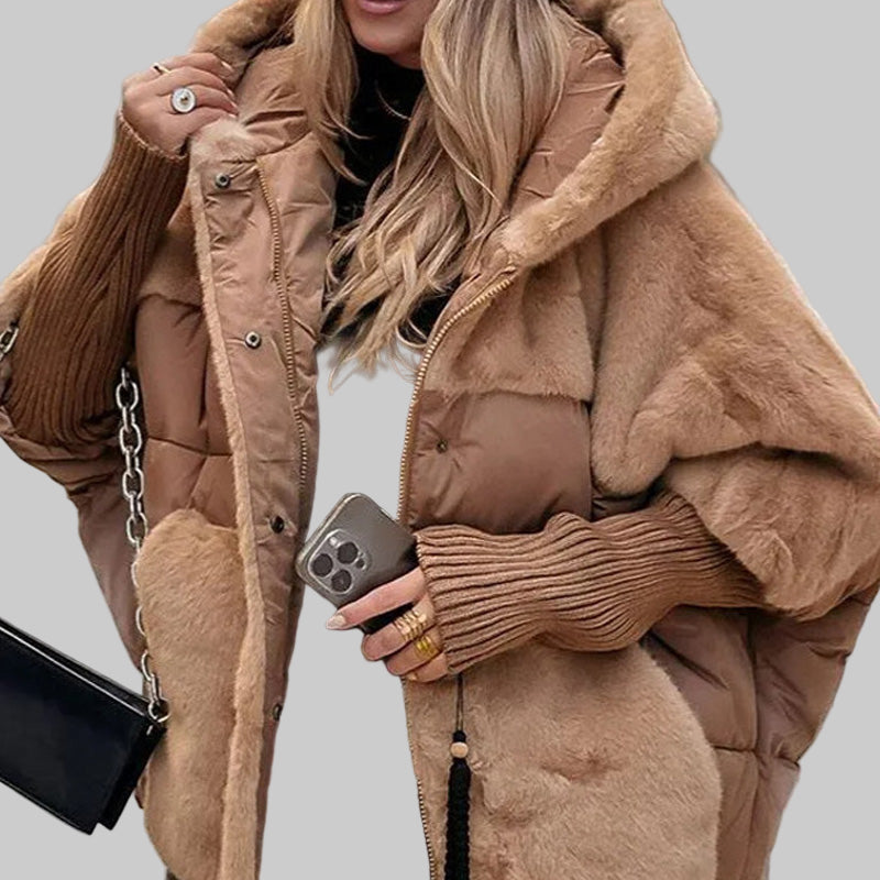 Sofie | Oversized patchworkový kabát pro jedinečný styl a zimní komfort